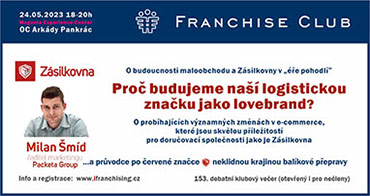 153. diskusní večer Franchise Clubu