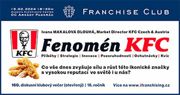 160. diskusní večer Franchise Clubu