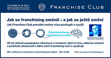 185. inspirativní setkání Franchise Clubu